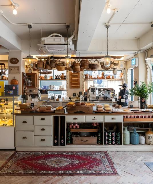 氛圍感甜品店裝修效果圖